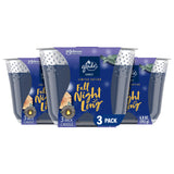 Vela Glade tres mechas en frasco de vidrio para otoño.
