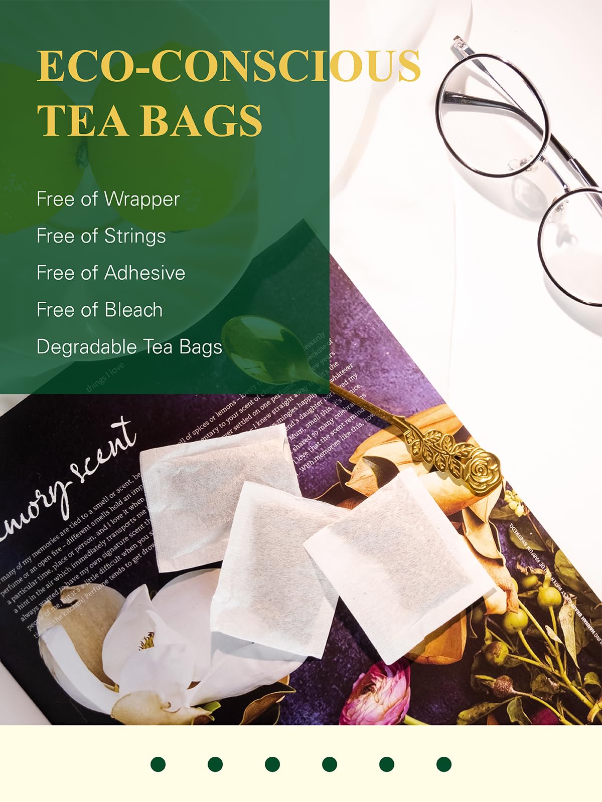 GLDNT Te Verde Orgánico, infusión caliente, sabor ligero para cualquier momento.
