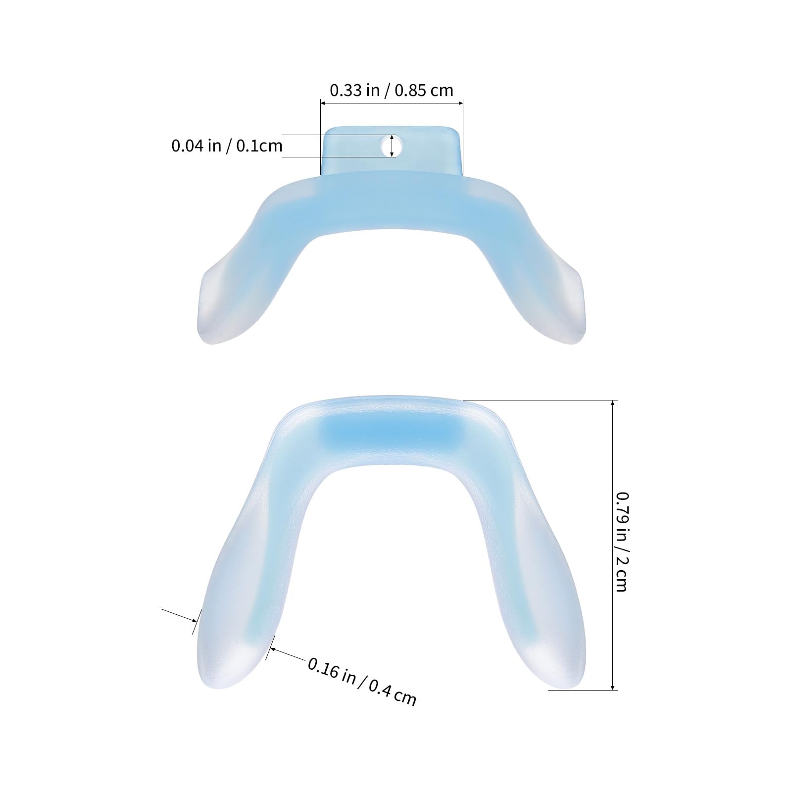 Gleavi almohadillas en forma U ofrecen soporte más estable y cómodo.