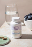 GLEEFULL SUPPS Meno Belly Flusher, ingredientes clave para bienestar general.