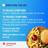 Glenmark Therapeutics famotidina 20 mg, instrucciones: uso seguro y correcto.