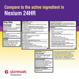 Glenmark Therapeutics Esomeprazol, caja de cápsulas frente