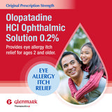 Glenmark Therapeutics frasco de gotas olopatadina 0.2 facilita la aplicación