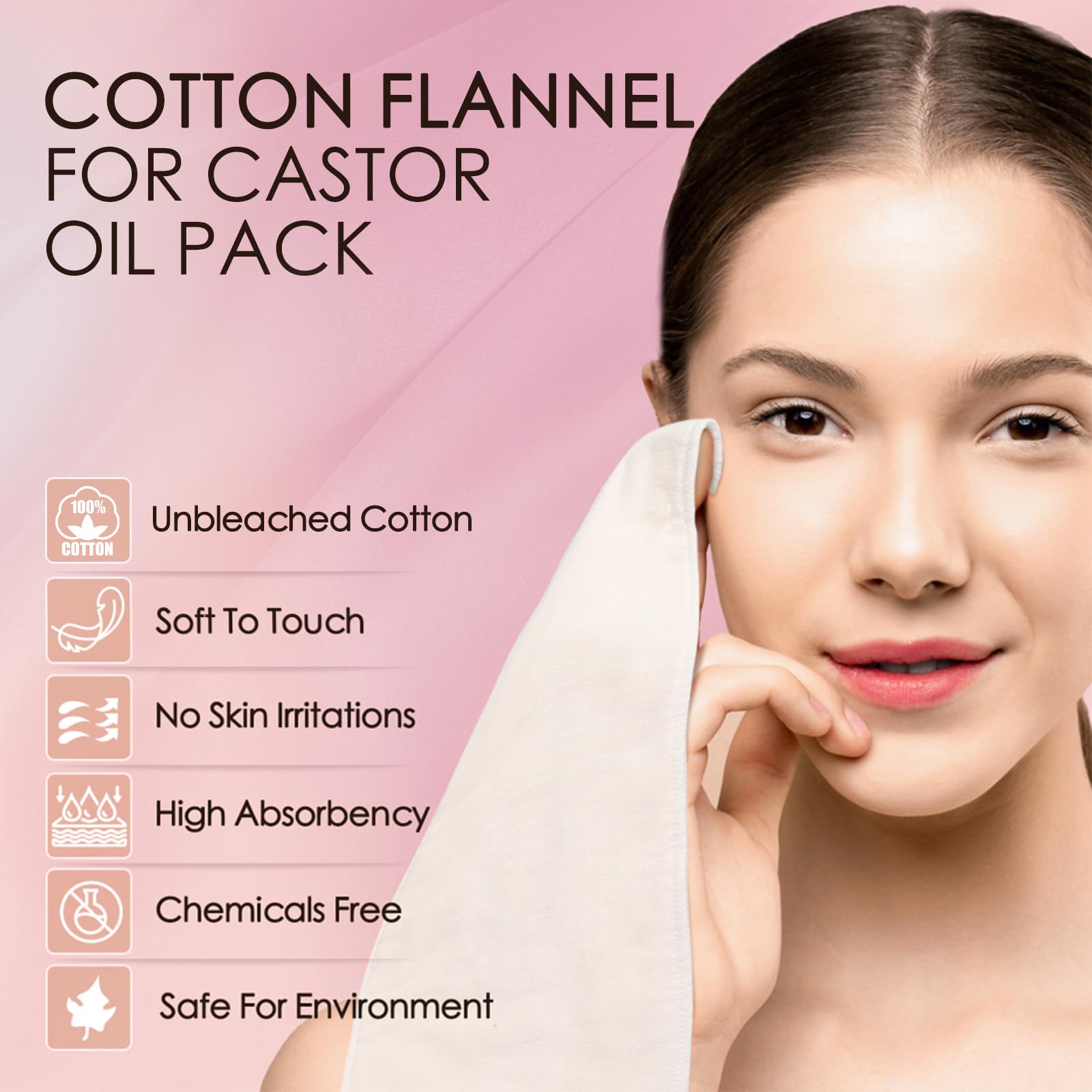 Glitz envoltura de dos capas de flanela; mayor absorción y retención de calor para uso cómodo