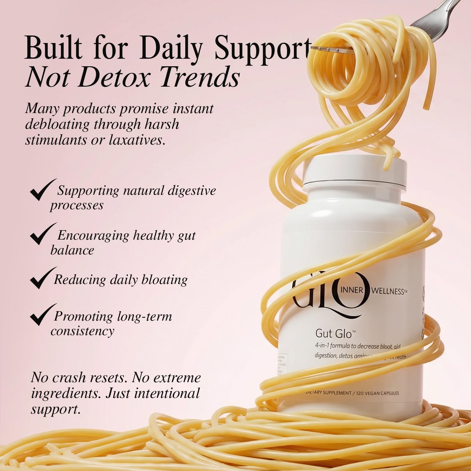 GLO Inner Wellness Gut Glo estilo de vida saludable para la digestión