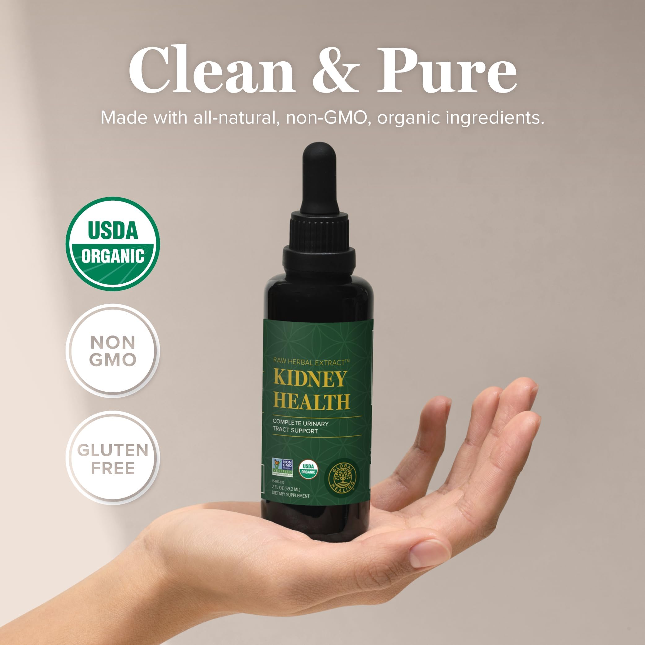 Global Healing Center Alivio Disconforto renal producto para comodidad