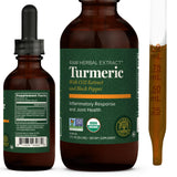 Global Healing Center curcuma gotas botella visible para movilidad articular