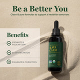 Global Healing Center Kava Calm, mezcla con bacopa para concentración potencial.
