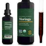 Global Healing Center Moringa: extracto líquido en gotas para absorción rápida.