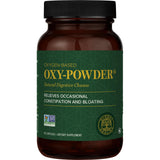 Global Healing Center Oxy-Powder, bote de tabletas, apoyo a la limpieza intestinal suave.
