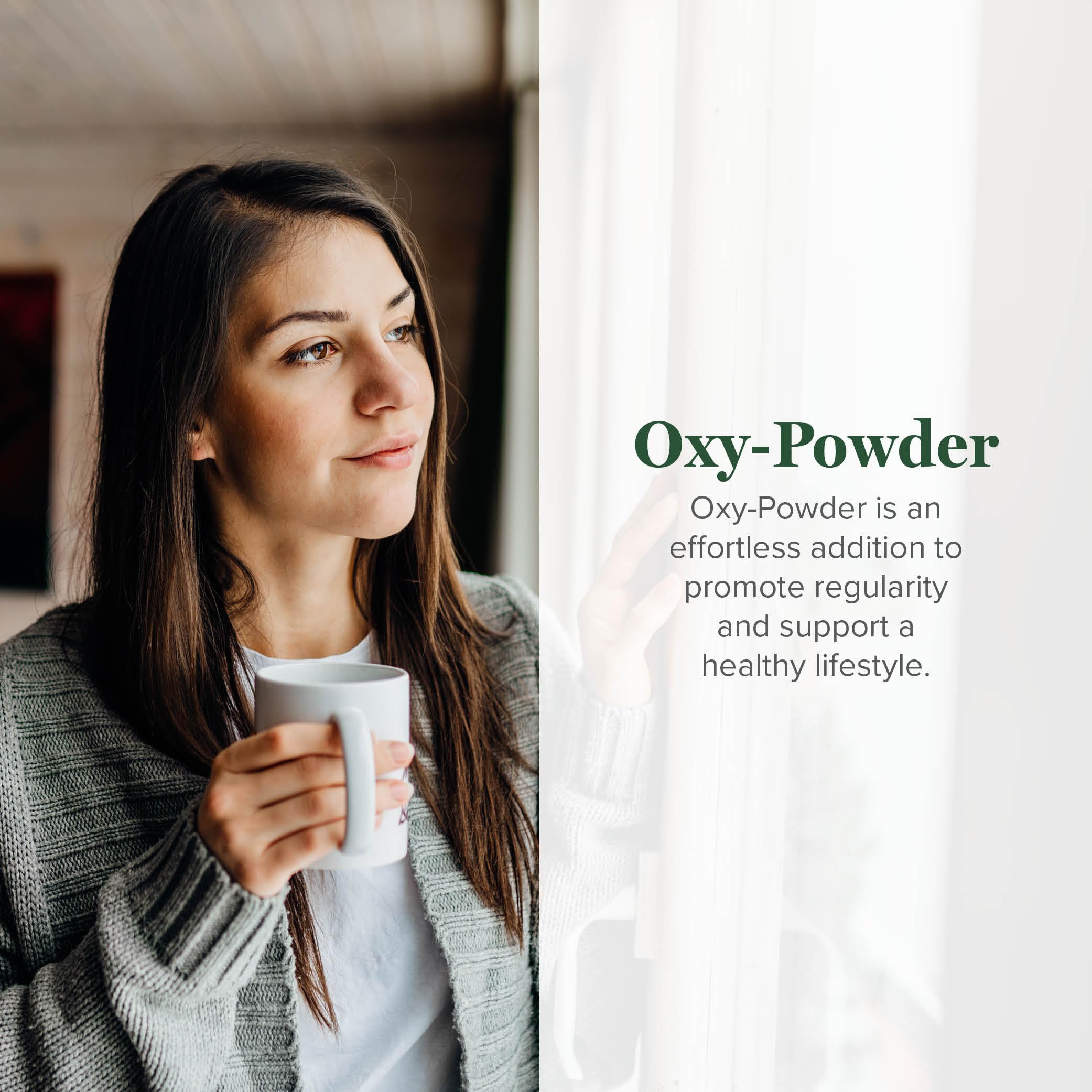 Global Healing Center Oxy-Powder: cápsulas listas para uso diario y cómodo.