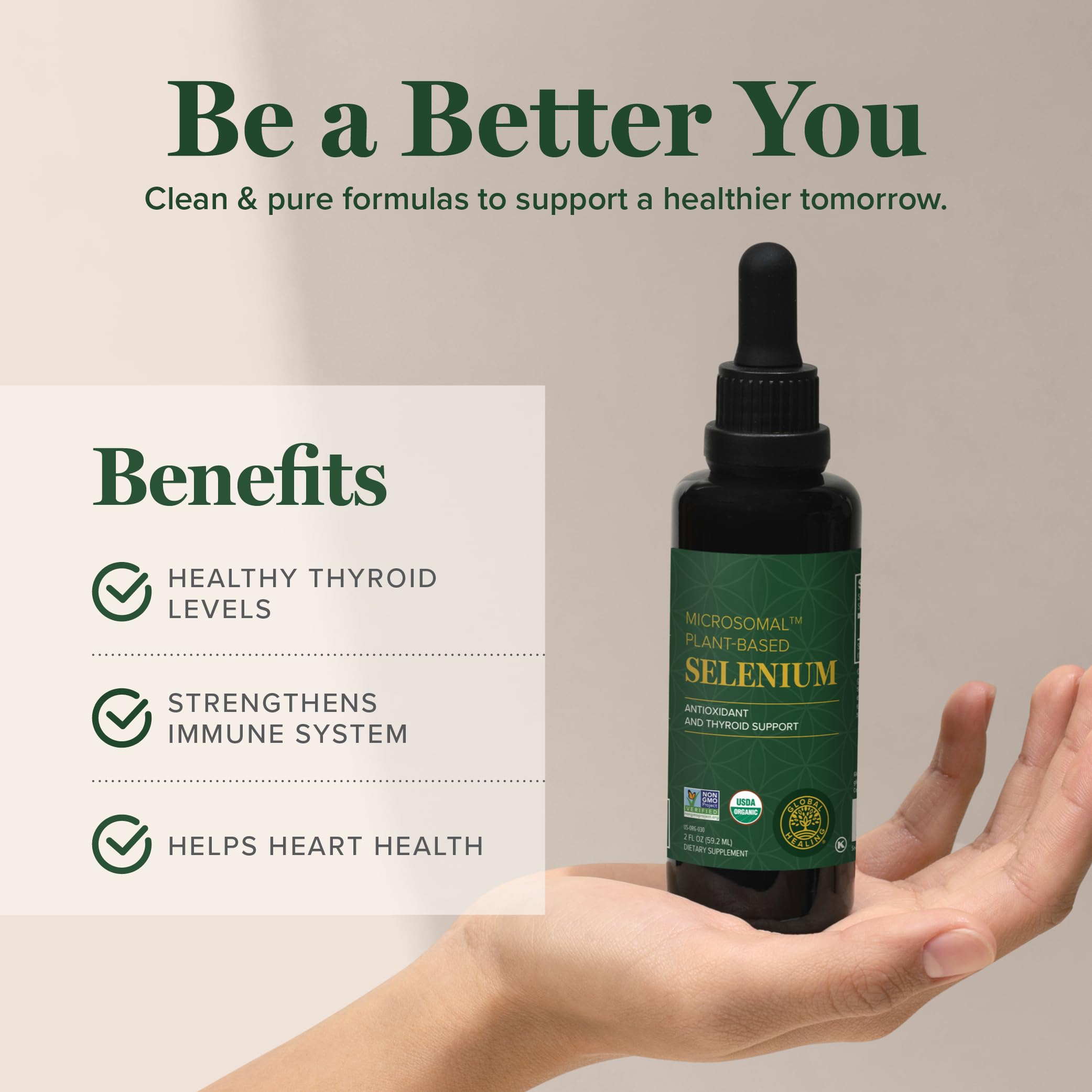 Global Healing Center Selenium Drops fabrica cgmp en EE. UU. garantiza calidad