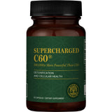 Global Healing Center Supercharged C60, cápsulas en botella, apoyo potencial a la energía diaria