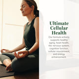 Global Healing Center Ultimate Cellular Health botella de vidrio con etiqueta detallada