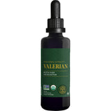 Global Healing Center Valeriana: botella en primer plano para relajación nocturna