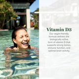 Global Healing Center Vitamina D3 5000 UI, gotero: uso diario para energía sostenida