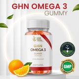 Global Health Naturals Omega3 Gummies sin gelatina, opción vegetal.