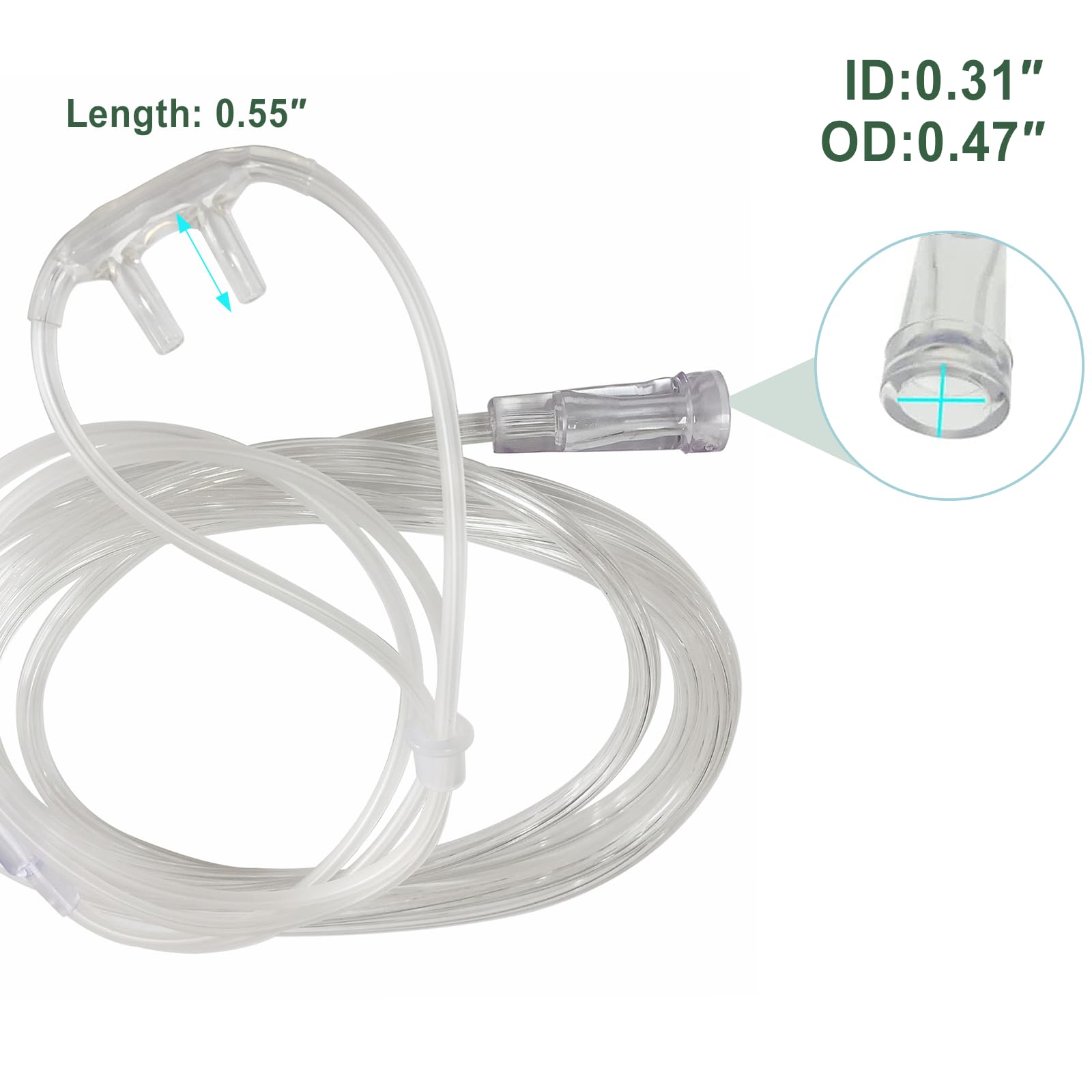 GlobalRoll cánula nasal material medico suave y visible.
