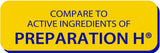 Ingredientes clave: fenilefrina HCl, petrolato y aceite mineral en Globe Ungüento.
