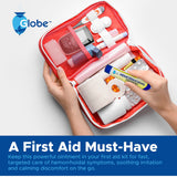 Uso diario y conveniente de Globe Ungüento Hemorroidal para casa o viaje.