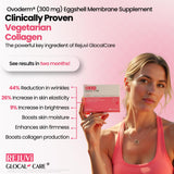 GlocalCare Rejuvi: etiqueta frontal que resalta ingredientes clave para la piel.