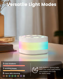 Glocusent ranura TF para sonidos propios y personalización de sueño.