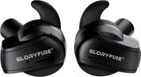 GLORYFIRE protección auditiva para disparos, acabado mate negro, reducción de ruido eficaz.