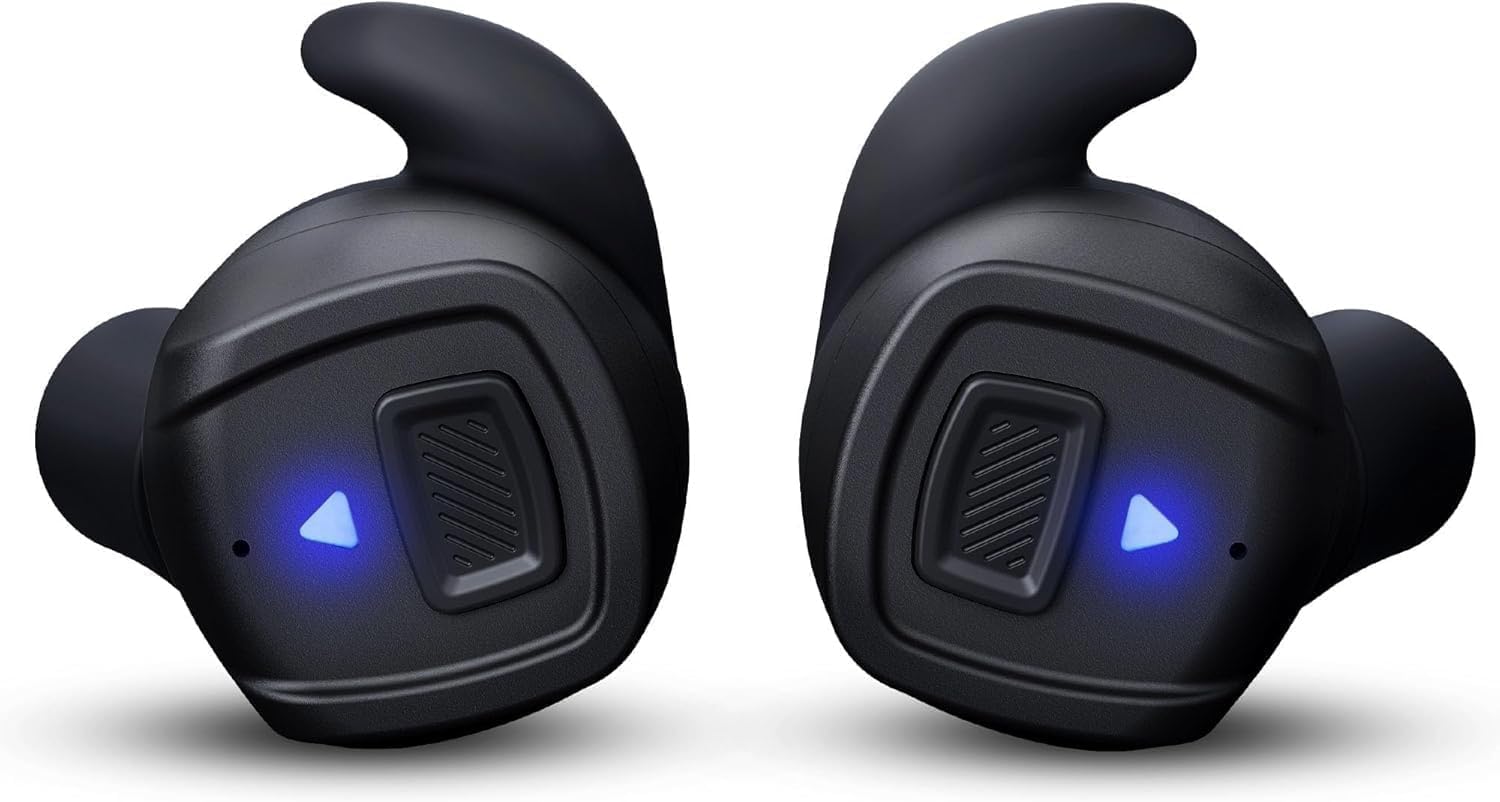 GLORYFIRE tapones auditivos Bluetooth para rango, protección y uso versátil