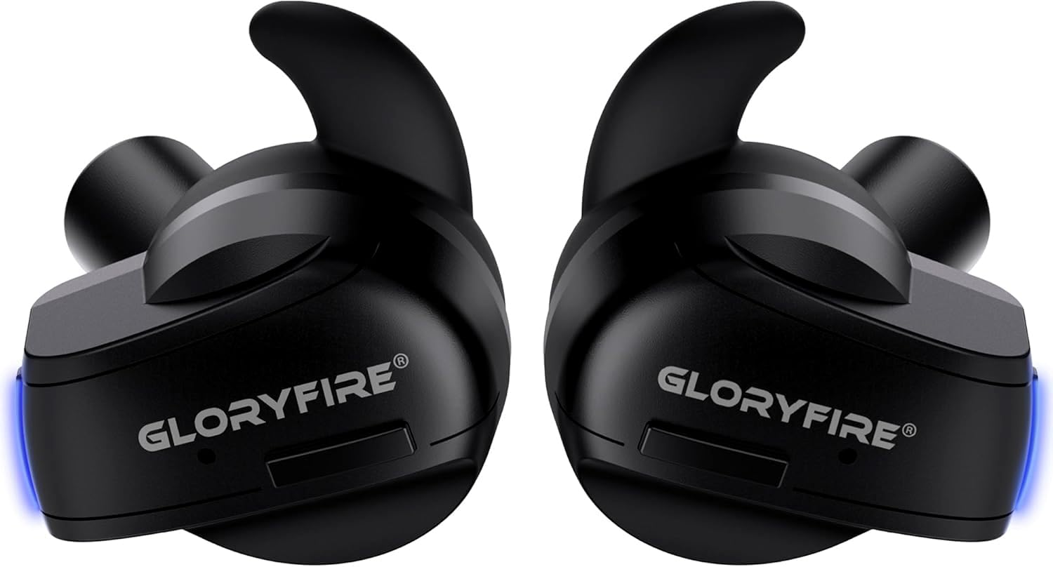 GLORYFIRE tapones auditivos con conectividad inalámbrica para tiro y protección.