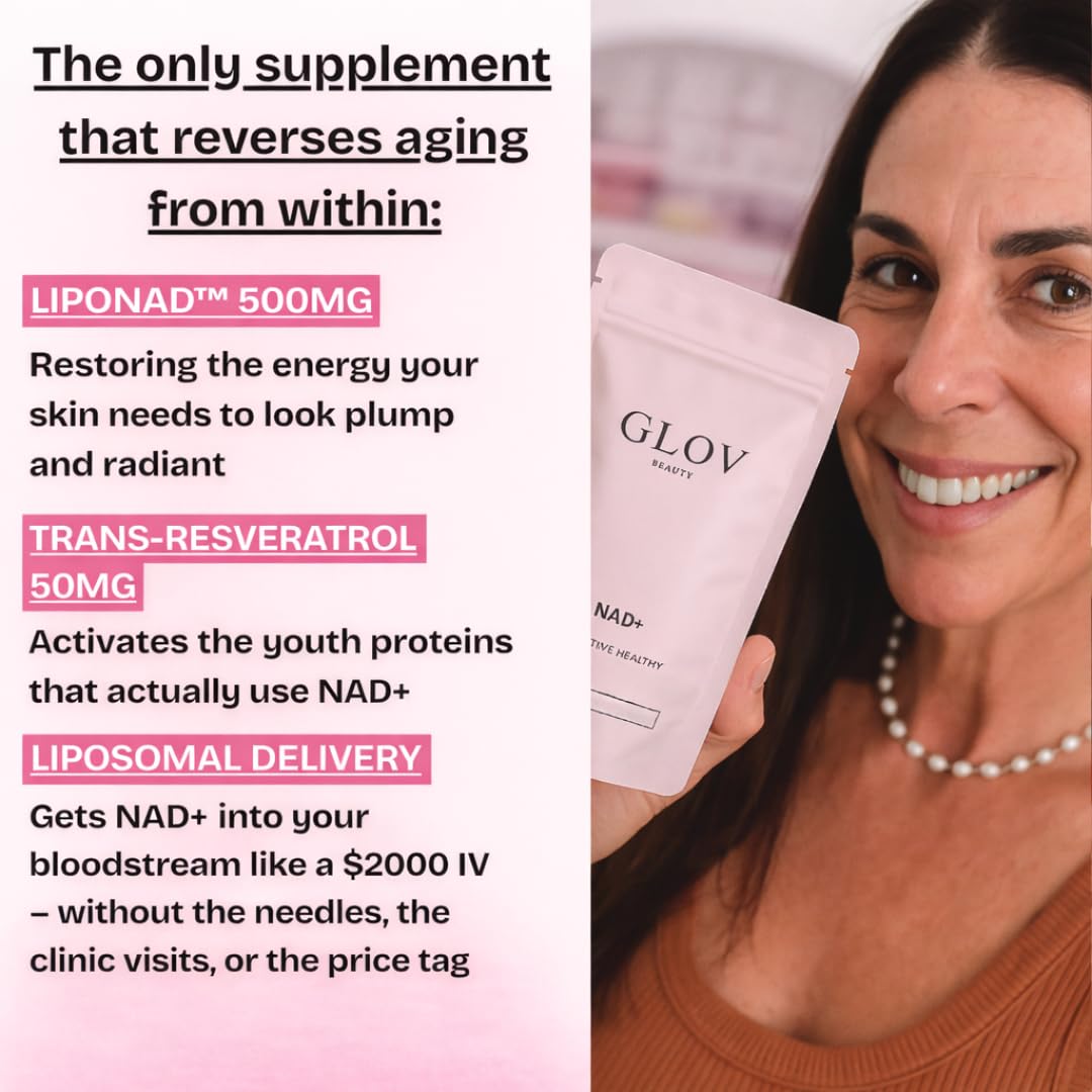 Glov Beauty CoQ10: cápsulas para energía mitocondrial y vitalidad diaria.