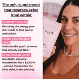 Glov Beauty CoQ10: cápsulas para energía mitocondrial y vitalidad diaria.