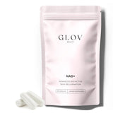 Glov Beauty NAD+ Plus: bote con cápsulas para energía celular y piel radiante.