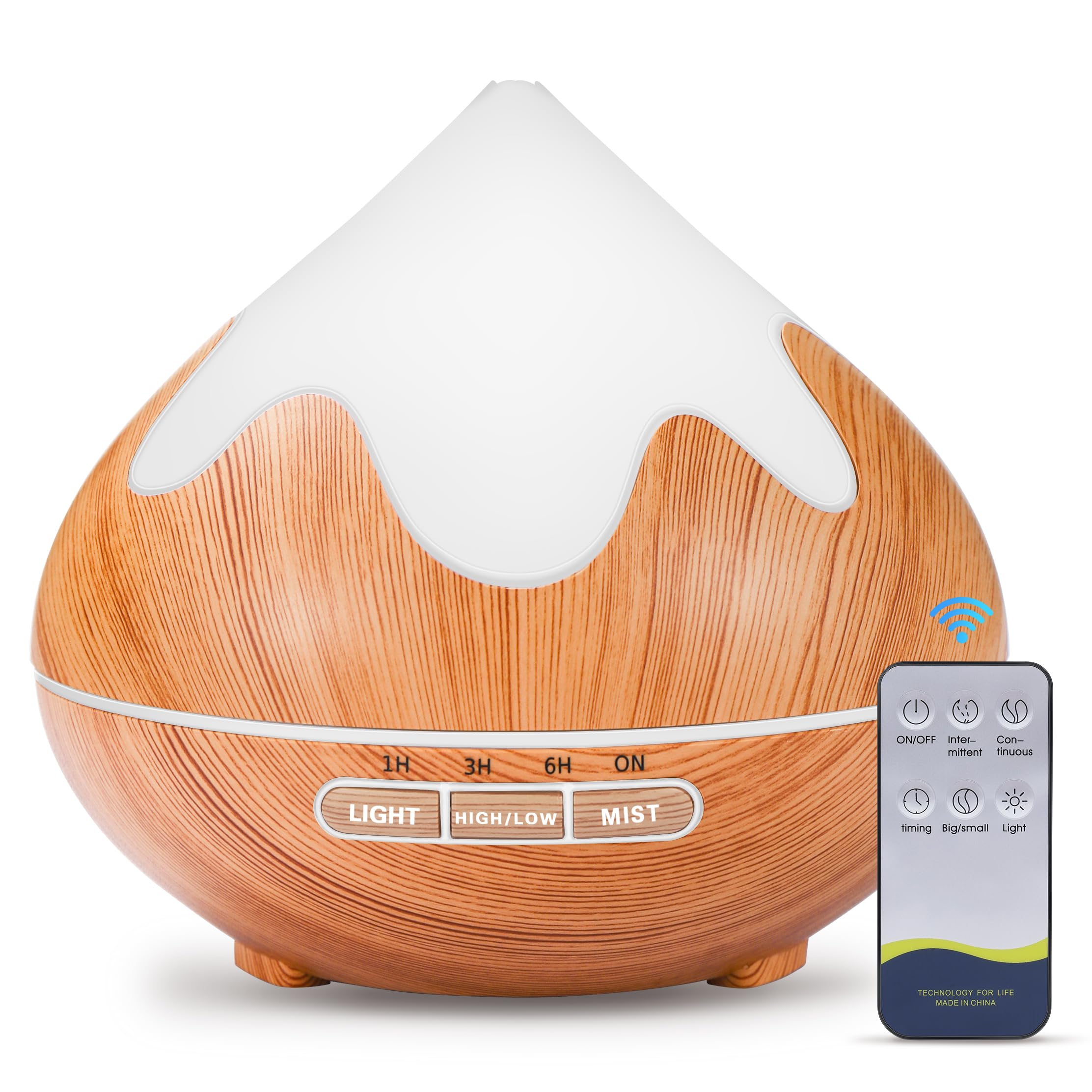 GLOXA difusor 500 ml para yoga, lectura y relajación.
