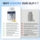 GLPwell GLP-1 Activate: símbolo vegano para una fórmula limpia