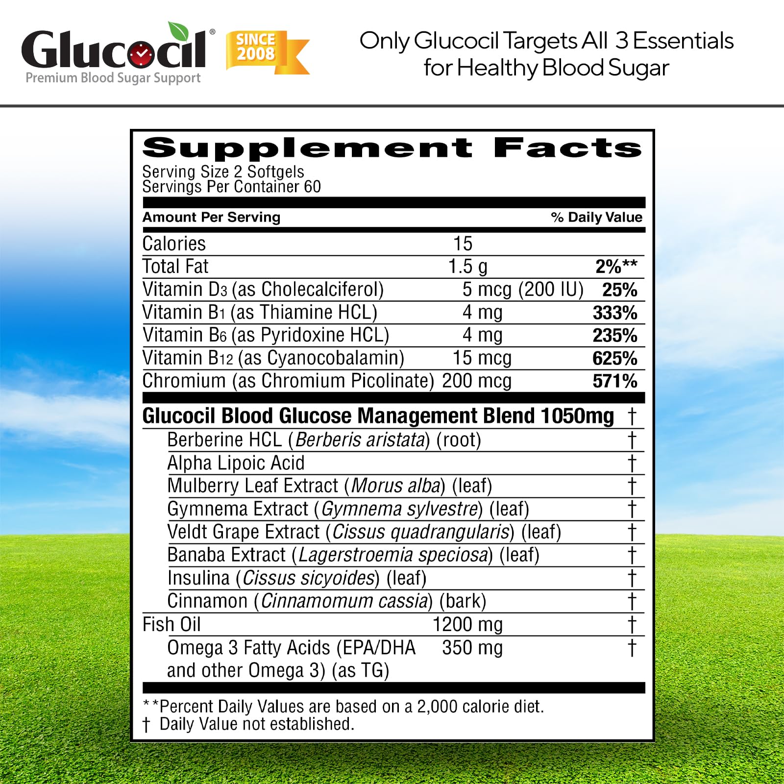 Glucocil complemento-nutricional: ayuda para la ingesta de carbohidratos.