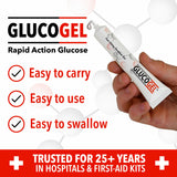 Glucogel: empaque compacto facilita guardarlo en cualquier compartimento.