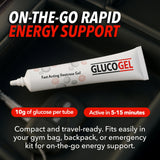 Glucogel: formato portátil ideal para llevar en bolso o mochila.