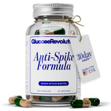 Fórmula Anti-Spike de Glucose Revolution en bote para energía estable.