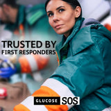 Glucose SOS, almacenamiento práctico en casa o coche, listo para usar.