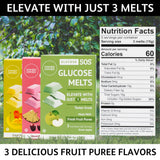 Glucose SOS Melts sabor durazno: opción portátil para mantenerte activo.