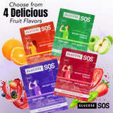 Glucose SOS sabor dulce y ácido, fruta mixta para mayor variedad