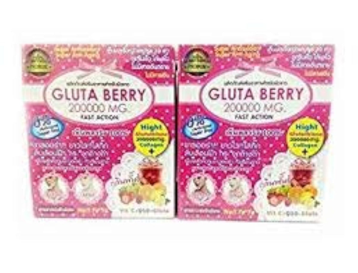 Gluta Berry Punch, caja frontal, presentación para iniciar la rutina diaria de cuidado.