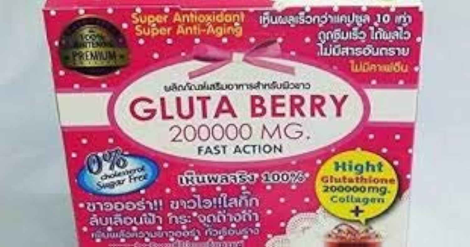 Gluta Berry Punch, ritual diario de cuidado de la piel y antioxidantes.
