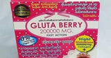 Gluta Berry Punch, ritual diario de cuidado de la piel y antioxidantes.