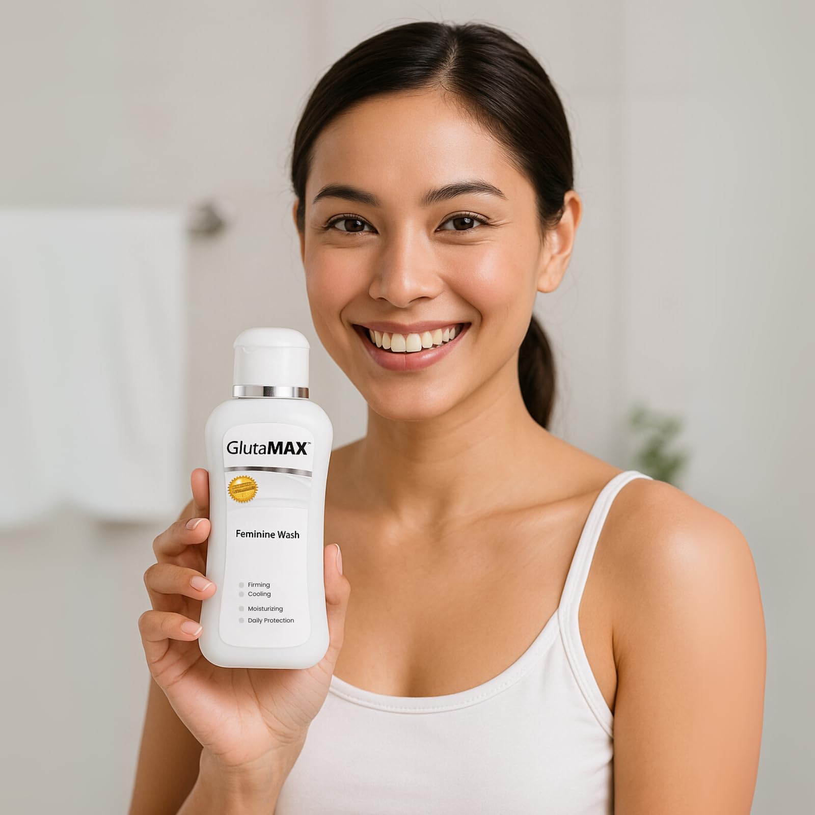 GlutaMAX té de árbol, refresca y controla el olor.