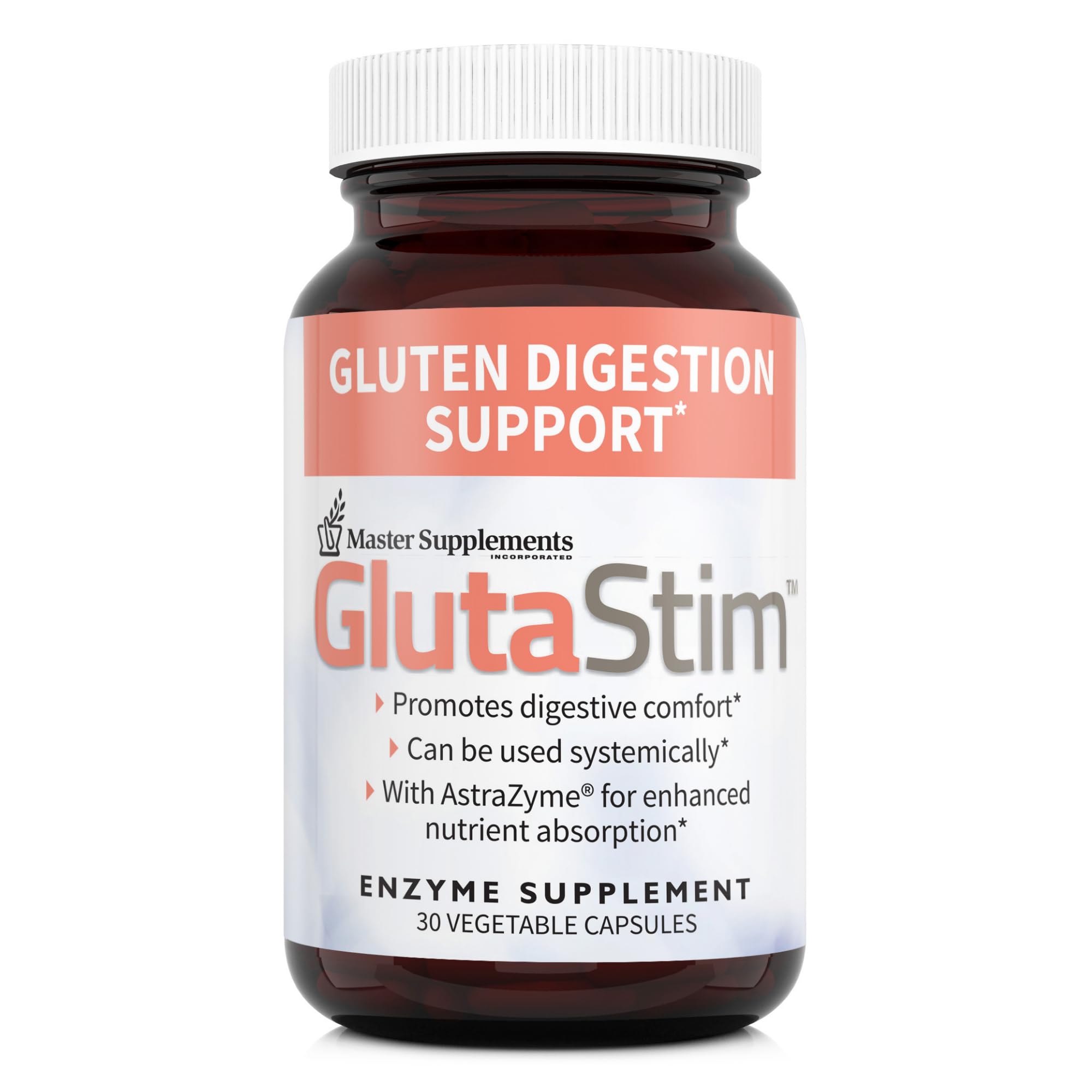 GlutaStim: botella de cápsulas para apoyo digestivo diario