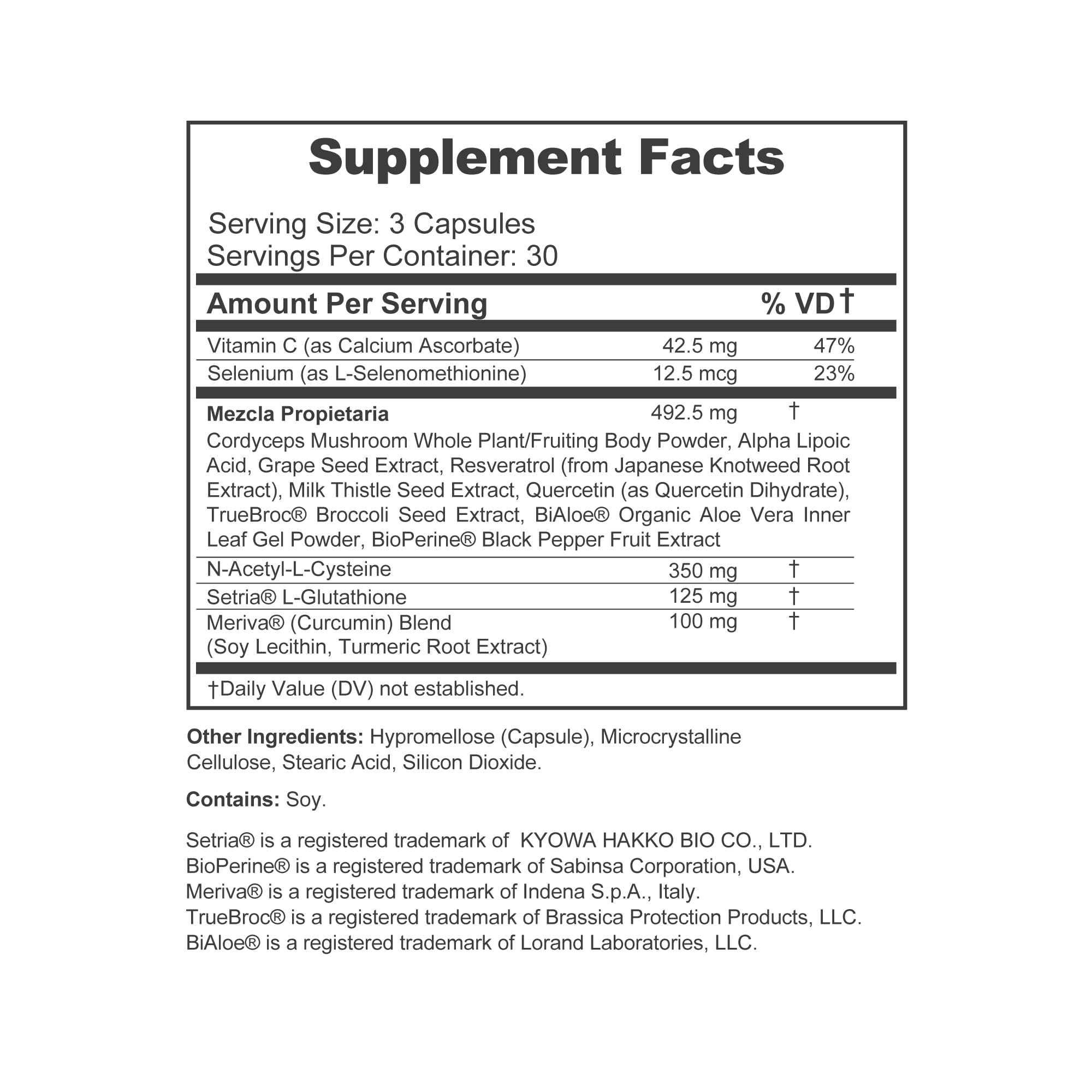 Glutathione Amino Complex: foco en dosis para mantener hábitos saludables.