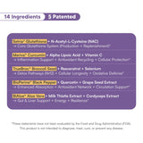 Glutathione Amino Complex: etiqueta frontal para confianza y uso diario.