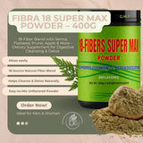 G.M.J FIBRA 18 Super MAX, cuchara de medición incluida para dosificación fácil.