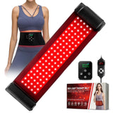 GMOWNW banda de terapia luz roja 49x7 para cintura, uso cómodo en casa.